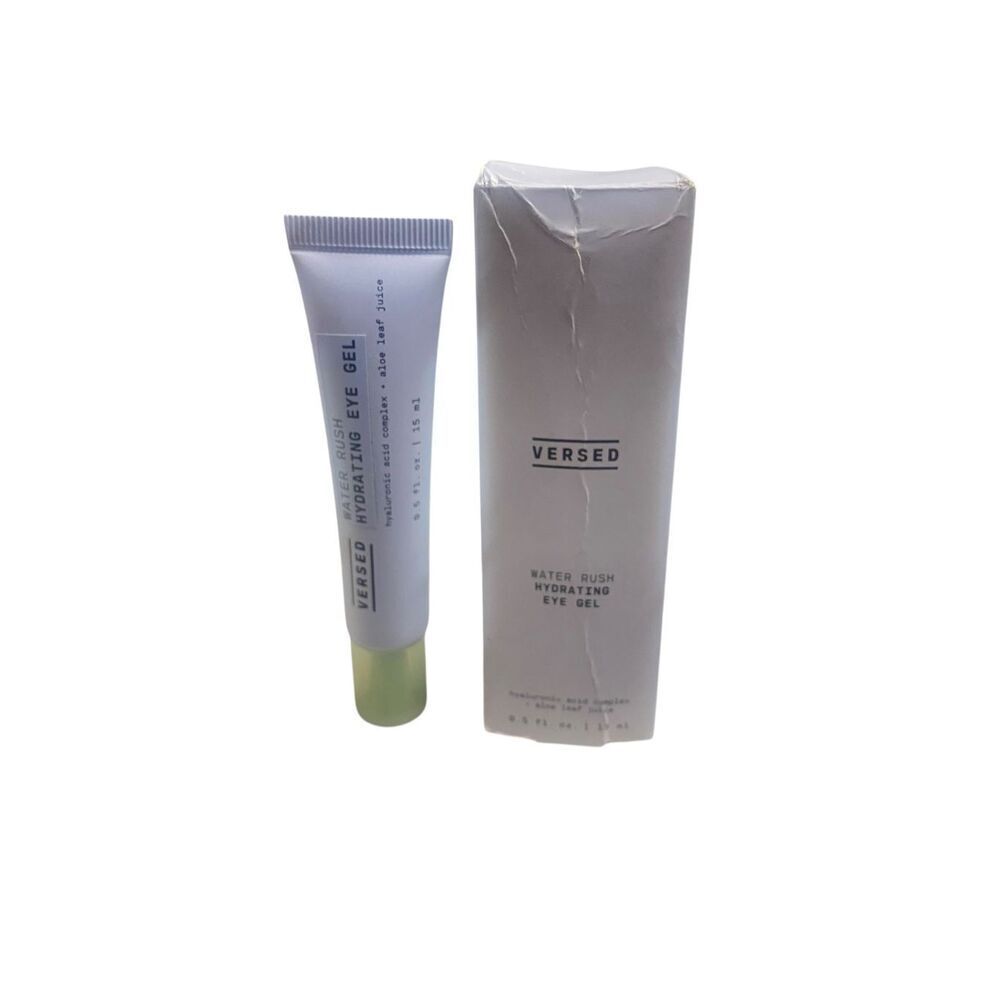 Versed Water Rush Hydrating Eye Gel 15 mL NEW Hyaluronic Acid + Aloe Leaf Juice